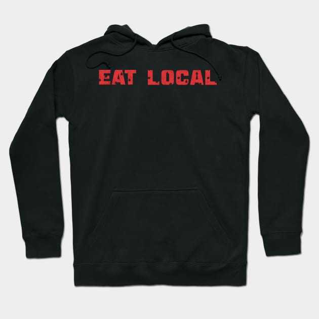 EAT LOCAL ... Watermelons Hoodie by LochNestFarm